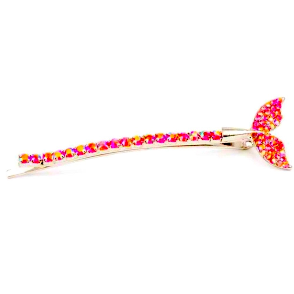 🧜🏻♀️🐚🧜🏼♂️ “DEEP DIVE” PINK IRIDESCENT MERMAID HAIR CLIP ~ PAPARAZZI❗️🧜🏻♀️ - Picture 2 of 3